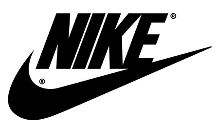 A black and white picture of the nike logo.